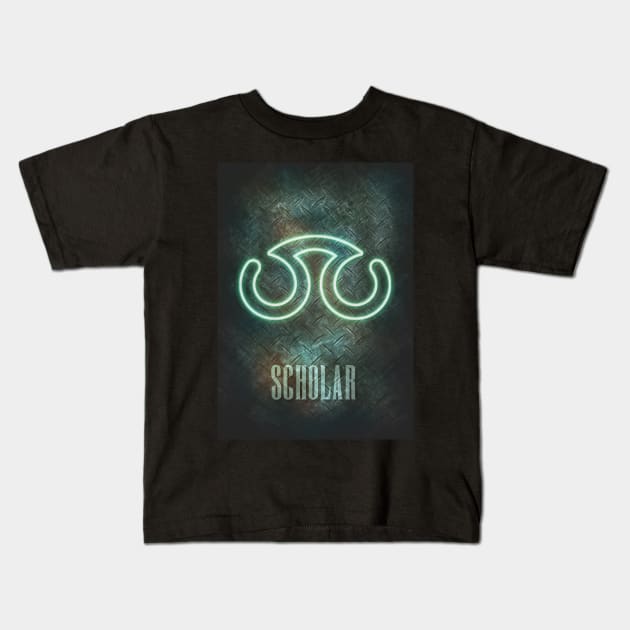 Scholar Soul Crystal FFXIV Kids T-Shirt by AshnoAlice